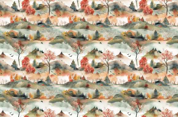 Download Watercolor Nature Patterns - Colorful - Pattern Collection