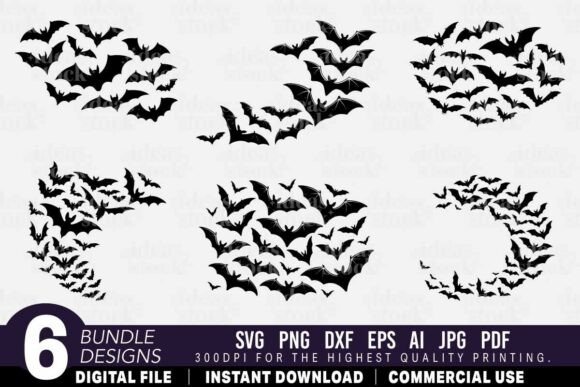 Download Flying Bats Silhouette - Bats silhouette Collection