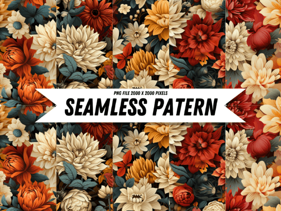 Download Fall Florals Pattern - Pattern Collection