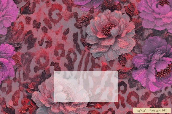 Download Floral Leopard Pink Purple Pattern - Pattern Collection