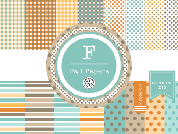 Download Autumn Digital Scrapbooking Pattern Pape - Pattern Collection