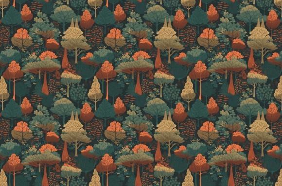 Download Retro Nature Patterns - Vintage Clipart - Pattern Collection