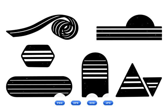 Download Geometric Retro Shape Collection - Retro shape Collection