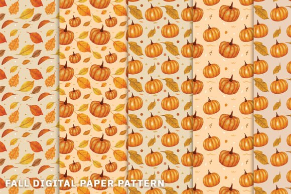 Download Fall Digital Paper Pattern - Pattern Collection