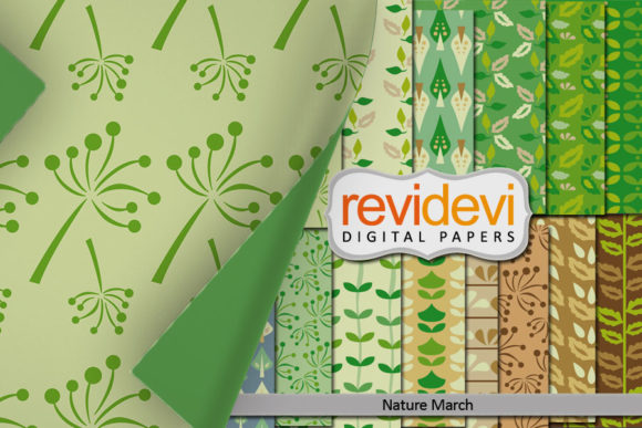 Download Green Nature Patterns - Pattern Collection