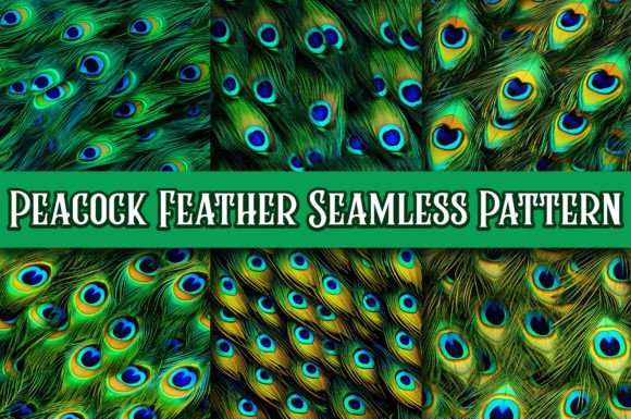 Download Peacock Feather Seamless Pattern - Pattern Collection