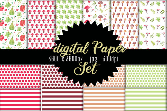 Download Autumn Digital Pattern Aund Background - Pattern Collection
