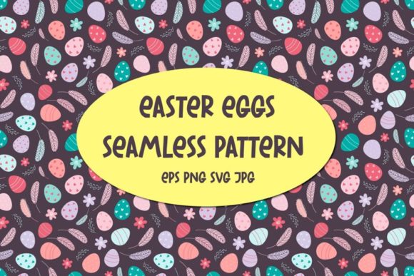 Download Easter Eggs Pattern. Scandinavian Style - Pattern Collection