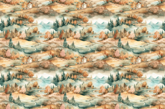 Download Watercolor Nature Patterns - Colorful - Pattern Collection