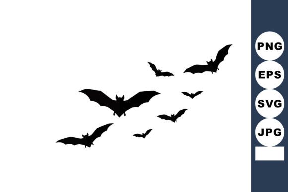 Download Flying Bats Silhouette Vector Illustrati - Premium Bundle