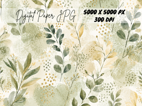 Download Sage Green Vintage Floral Rose Pattern - Pattern Collection