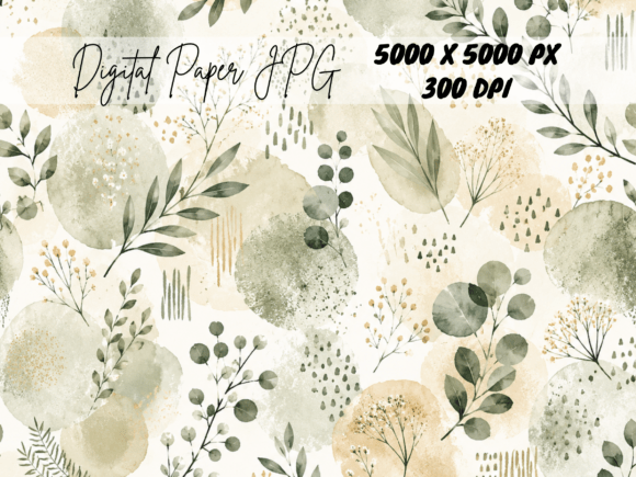 Download Sage Green Vintage Floral Rose Pattern - Pattern Collection