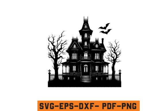 Download Halloween Haunted House Vector SVG File - Haunted house vector Collection