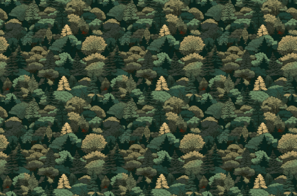 Download Retro Nature Patterns - Vintage Clipart - Pattern Collection