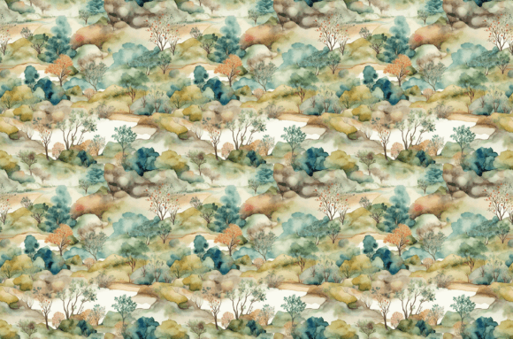 Download Watercolor Nature Patterns - Colorful - Pattern Collection
