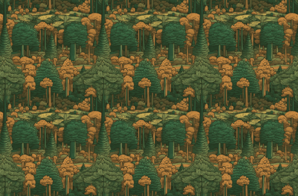 Download Retro Nature Patterns - Vintage Clipart - Pattern Collection